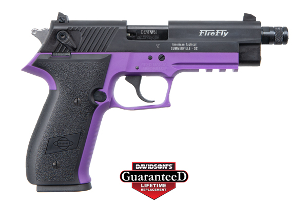 GERMAN SPORT FIREFLY .22LR 4" FS 10RD THREADED PURPLE - for sale