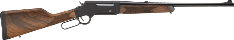 HENRY LONG RANGER LEVER ACTION RIFLE RIL 223 REM 20 IN BBL BLUE/WALNUT W SIGHTS 5 RD - for sale