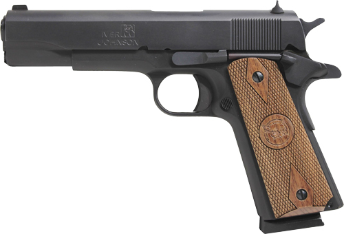 IVER JOHNSON 1911A1 STANDARD .45ACP 5" FS 8RD MATTE WOOD - for sale
