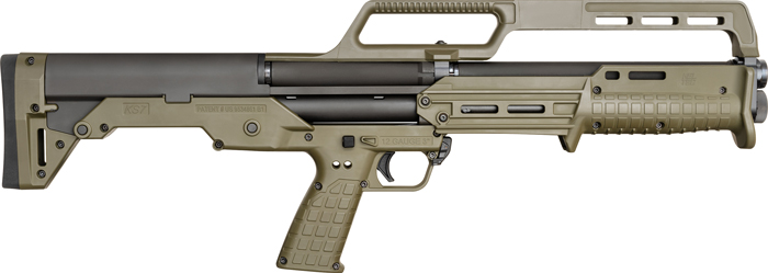 KELTEC KS7 SHOTGUN SGP 12GA 3IN 18.5IN BBL SYN GREEN 6+1-RD CARRY HANDLE - for sale