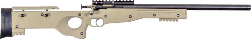 CRICKETT PRECISION RIFLE .22LR BLUED/FDE THREADED BARREL - for sale