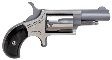 NAA MINI-REVOLVER .22LR 1-5/8" STAINLESS MATTE WOOD - for sale
