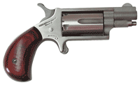 NAA MINI-REVOLVER COMBO 1-1/8" .22LR/.22WMR S/S MATTE WOOD - for sale