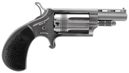 NAA MINI-REVOLVER "WASP".22WMR 1-5/8" S/S MATTE BLACK RUBBER - for sale