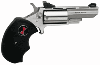 NAA "BLACK WIDOW" COMBO 2" AS .22LR/.22WMR S/S BLACK RUBBER - for sale