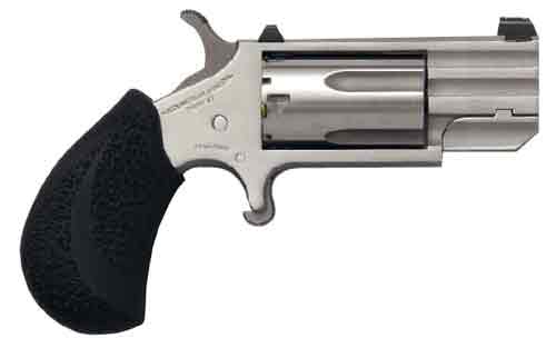 NAA MINI-REVOLVER "PUG" .22WMR 1"HB WHITE DOT BLACK RUBBER - for sale