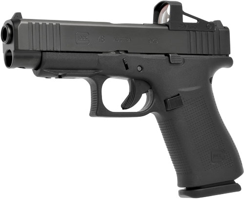 GLOCK 48 MOS 9MM LUGER FS 10RD BLACK POLYMER FRONT RAILS - for sale