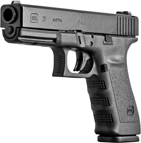 GLOCK 21 SHORT FRAME .45ACP FS 10-SHOT BLACK W/GLOCK RAIL - for sale