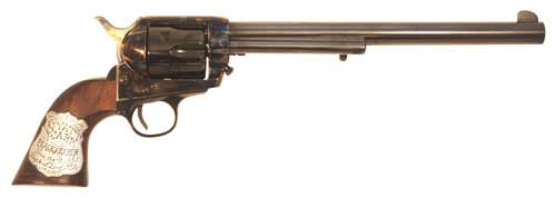 CIMARRON WYATT EARP .45LC OM FS 10" CC/BL WALNUT W/SHIELD - for sale