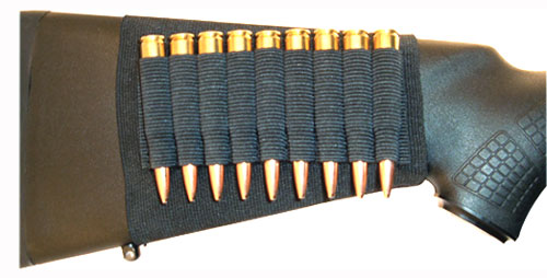 grovtec - Buttstock Cartridge Holder - AMMO BELT BUTTSTOCK SHELL HLD RIFLE OPEN for sale