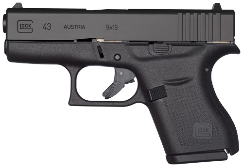 GLOCK 43 9MM LUGER FS 6-SHOT BLACK - for sale