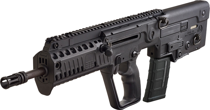 IWI RIA 5.56MM 16.5 BBL TAVOR X95 XB16 FLAT TOP W/RAIL FLIP-UP SITES 30RD MAG BLK - for sale