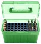 mtm case-gard - Deluxe Ammo Box - DLX LGE RIFLE AMMO CASE 50RD - GREEN for sale