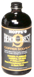 HOPPES BR#9 BENCHREST SOLVENT 16OZ. BOTTLE - for sale