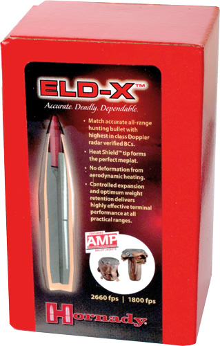 HORNADY BULLETS 7MM .284 162GR. ELD-X 100CT 15BX/CS - for sale