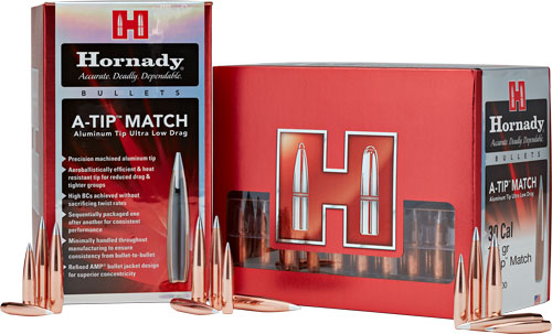 HORNADY BULLETS 375 CAL .375 390GR A-TIP  25CT 10BX/CS - for sale