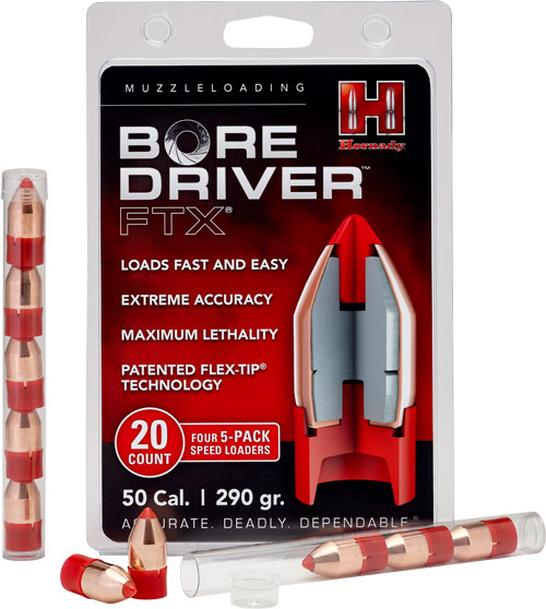 HORNADY .50CAL BORE DRIVER 3499 290GR. FTX 20CT 10BX/CS - for sale