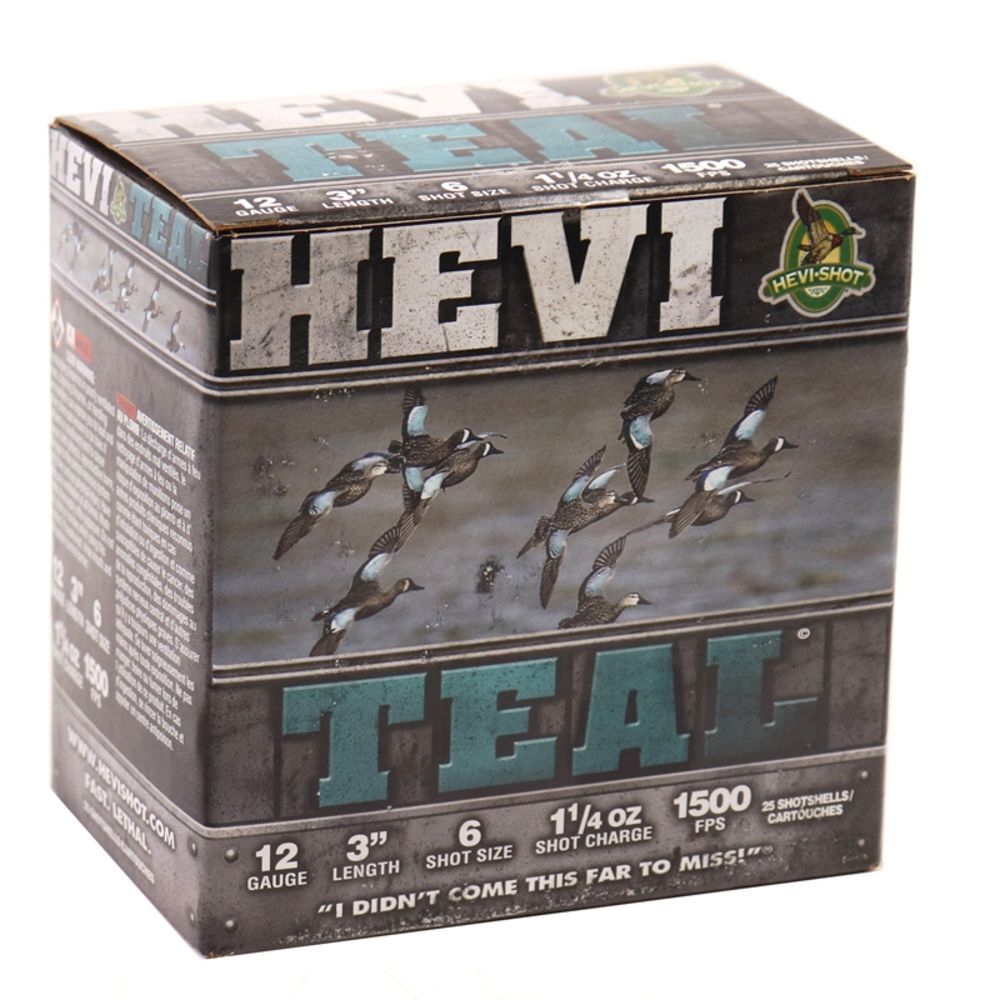 HEVI TEAL 20GA 3" #6 25/250 - for sale