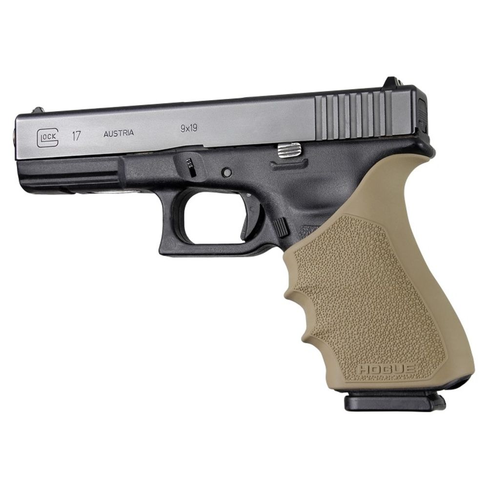 HOGUE RUBBER HANDALL BEAVERTAIL GRIP SLEEVE FLAT DARK EARTH  GLOCK 1717L2235343137 GEN3-4 - for sale