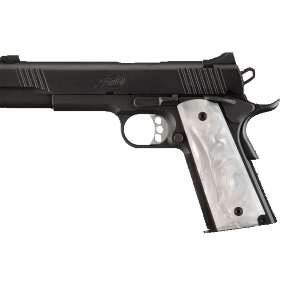 HOGUE GRIP 1911 GOVT PEARL AMBI WHT - for sale