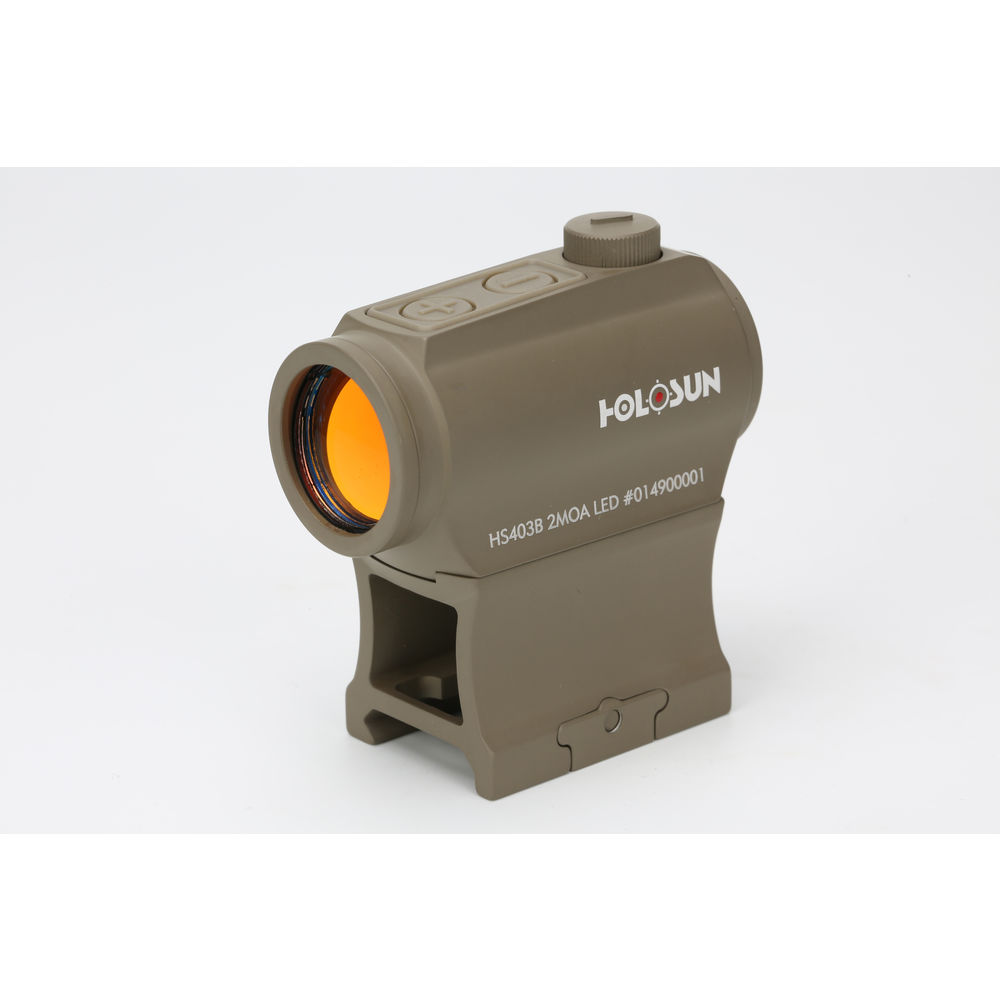 holosun - HS403B-FDE - MICRO REFLEX SIGHT RED 2 MOA DOT FDE for sale