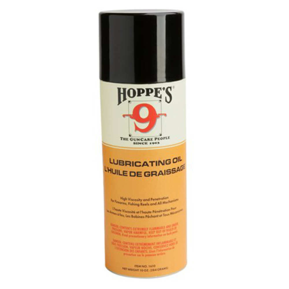 HOPPES LUBRICATING OIL 10OZ AEROSOL ( 12 PER CASE ) - for sale