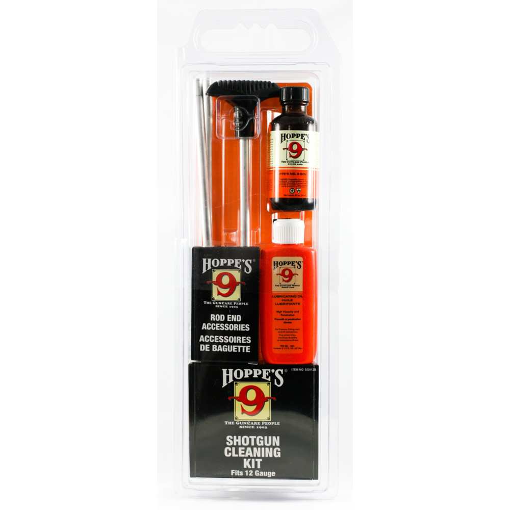 HOPPES CLAMSHELL  CLEAN KIT 12 GA SHOTGUN ( 10 PER CASE ) - for sale