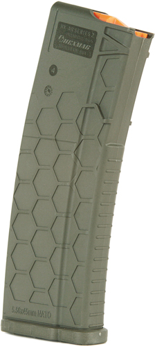 HEXMAG MAGAZINE AR-15 5.56X45 10RD OD GREEN POLYMER SERIES 2 - for sale