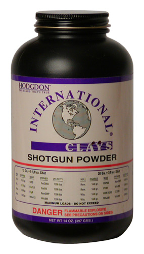 HODGDON INTERNATIONAL CLAYS 14OZ CAN 10CAN/CS - for sale