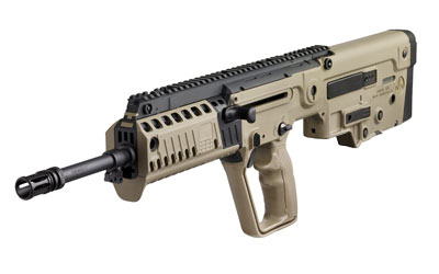 IWI RIA 5.56MM 18.5 BBL TAVOR X95 XFD18 FLAT TOP W/RAIL FLIP-UP SITES 10RD MAG FDE MD/NJ COMP - for sale