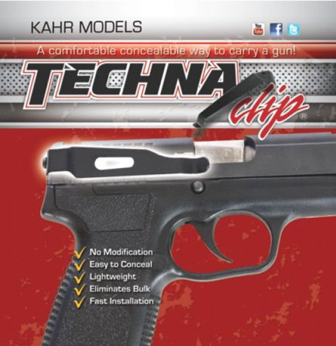 TECHNA CLIP HANDGUN RETENTION CLIP KAHR RIGHT SIDE - for sale