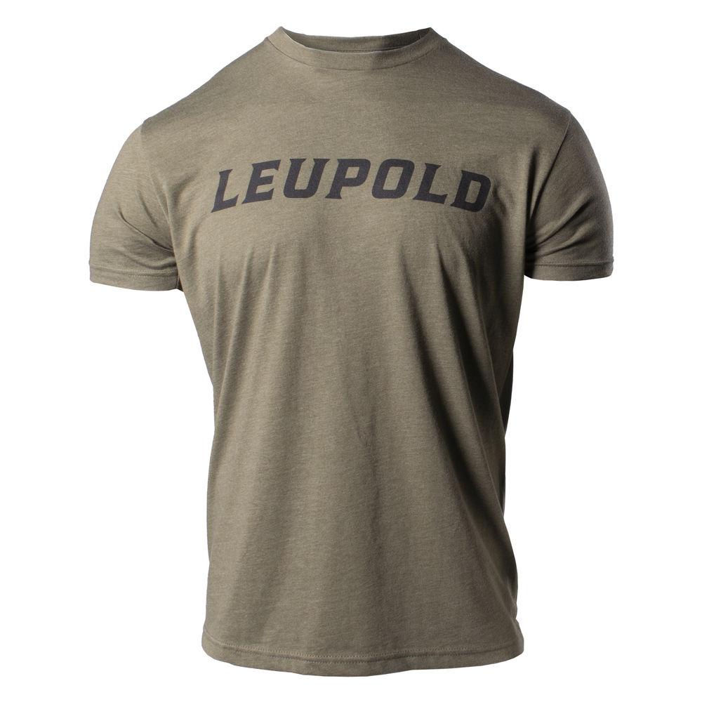 leupold & stevens - Wordmark - LEUPOLD WORDMARK TEE MILITARY GREEN L for sale