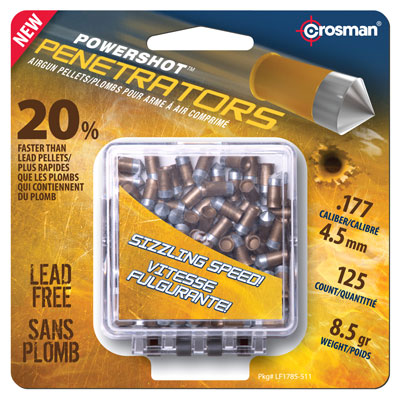 CROSMAN PELLETS .177 LEAD FREE 8.5 GRAIN 125 COUNT - for sale