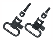 MICHAELS SWIVEL SET WITH TWO WOOD SCREW STUDS BLACK - for sale