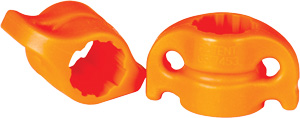 AMS BOWFISHING EVERGLIDE 5/16" SAFETY SLIDE KIT 2PK ORANGE - for sale