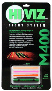 HIVIZ M400 SHOTGUN FRONT SIGHT MAGNETIC FOR .328-.437" RIBS - for sale