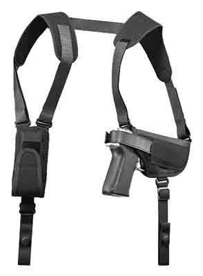 MICHAELS PRO-PAK HZTL-SHOULDER HOLSTER #1 RH/LH NYLON BLACK! - for sale