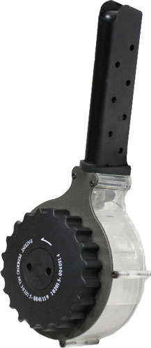 IVER JOHNSON MAGAZINE 1911 FS 45ACP 28RD DRUM BLACK - for sale