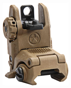 MAGPUL MBUS REAR FLIP SGHT GEN 2 FDE - for sale