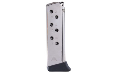 MEC-GAR MAG WALTHER PPK/S .380ACP 7RD FINGER REST NICKEL - for sale