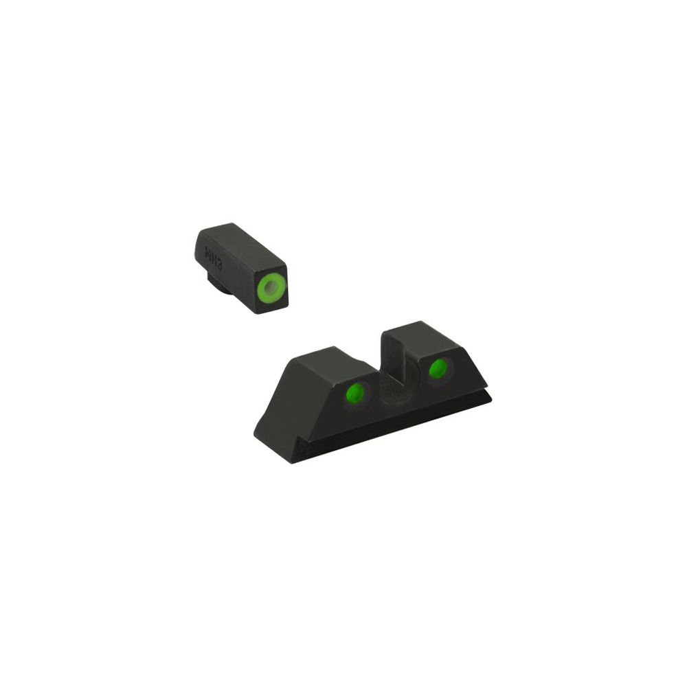 MEPROLIGHT HYPER BRIGHT TRIT SET GREEN/GRN FOR GLOCK 42/43 - for sale