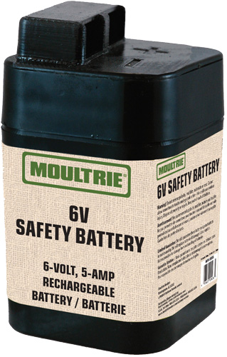 MOULTRIE BATTERY RECHARGEABLE 6-VOLT 5-AMP SAFETY SEALED - for sale