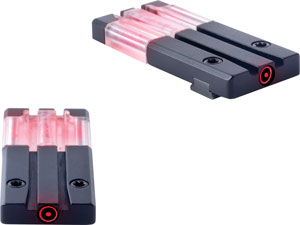 MEPROLIGHT FIBER TRITIUM RED CIRCLE DOT REAR SGHT FOR GLOCK - for sale