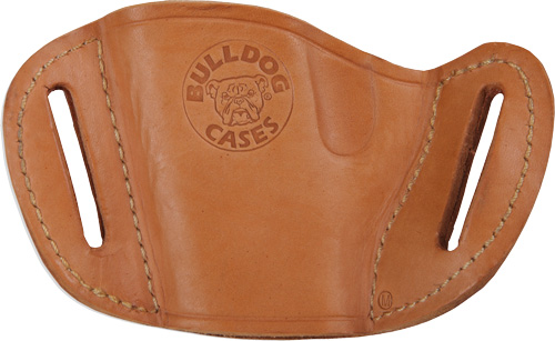 BULLDOG BELT SLIDE HOLSTER TAN RH SMALL & MINI AUTOS - for sale