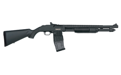 MOSSBERG 590M MAG-FED 12GA 18.5" 10RD GHOST RING BLD/SYN - for sale