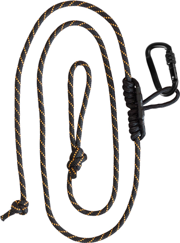 MUDDY SAFETY HARNESS LINEMAN'S ROPE W/CARABINER & PRUSIK KNOT - for sale