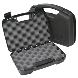 MTM SINGLE HANDGUN CASE UP TO 4" BARREL LOCKABLE - for sale