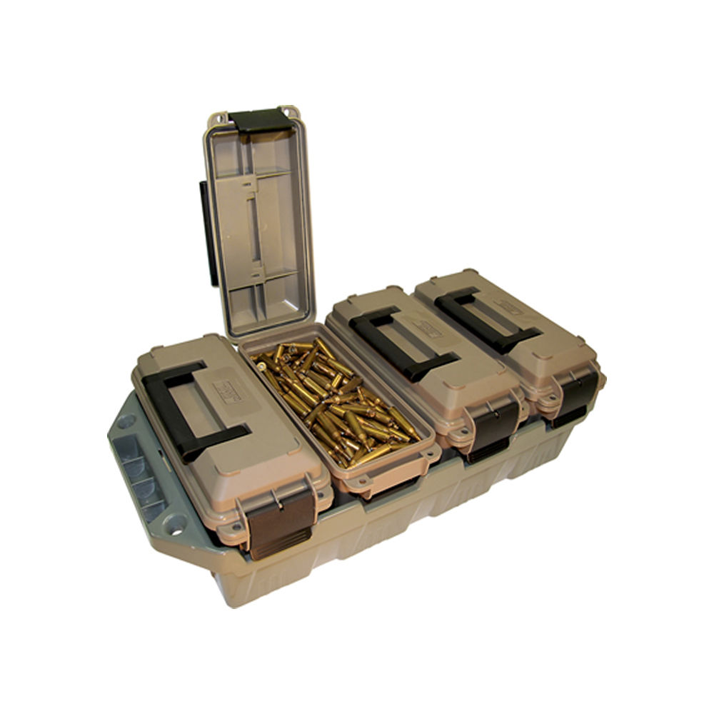 MTM AMMO CAN DARK EARTH/ARMY GREEN 4 CAN AMMO CRATE 30CAL ( 3 PER CASE ) - for sale