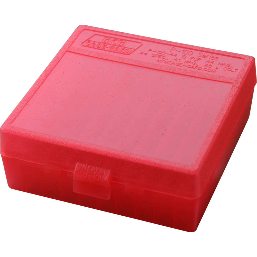 mtm case-gard - Ammo Box - P100 XLG HNDGN AMMO BOX 100RD - CLR RED for sale