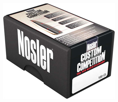 NOSLER BULLETS 22 CAL .224 69GR HP-BT CUSTOM COMP. 250CT - for sale
